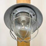 Industrial aluminum wall lamp, 1960s