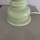 Lampe vintage pastel abat-jour raphia