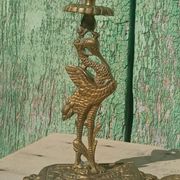 Bougeoirs anciens en bronze