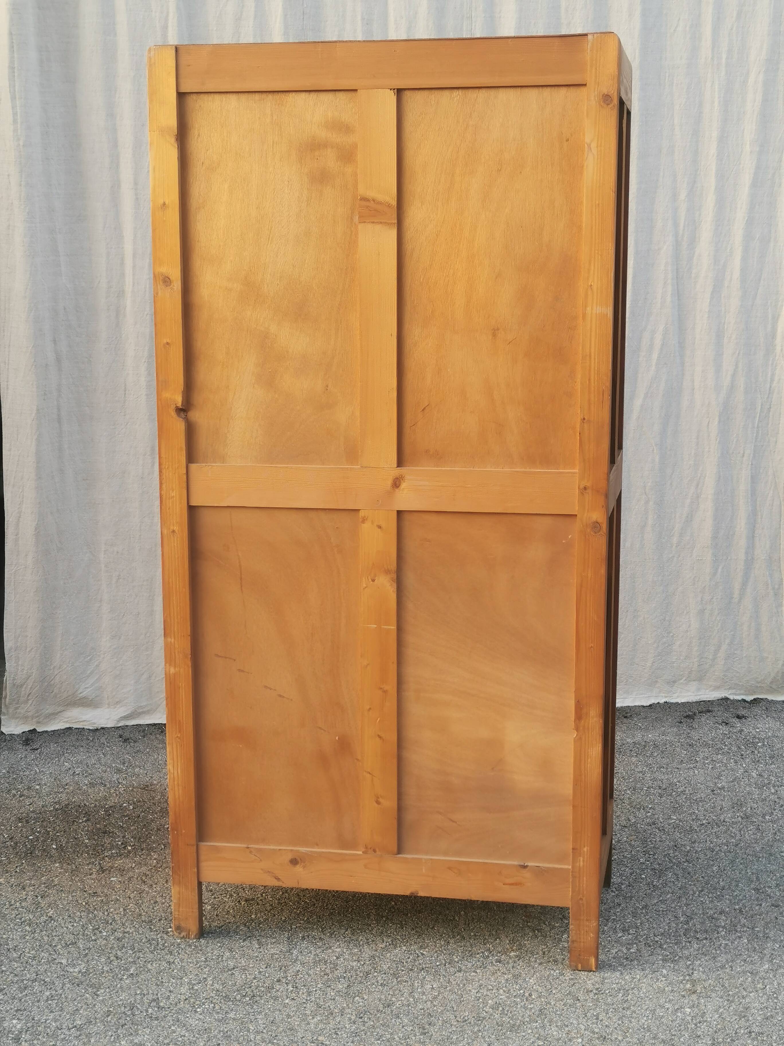 Vintage wardrobe with 2 doors