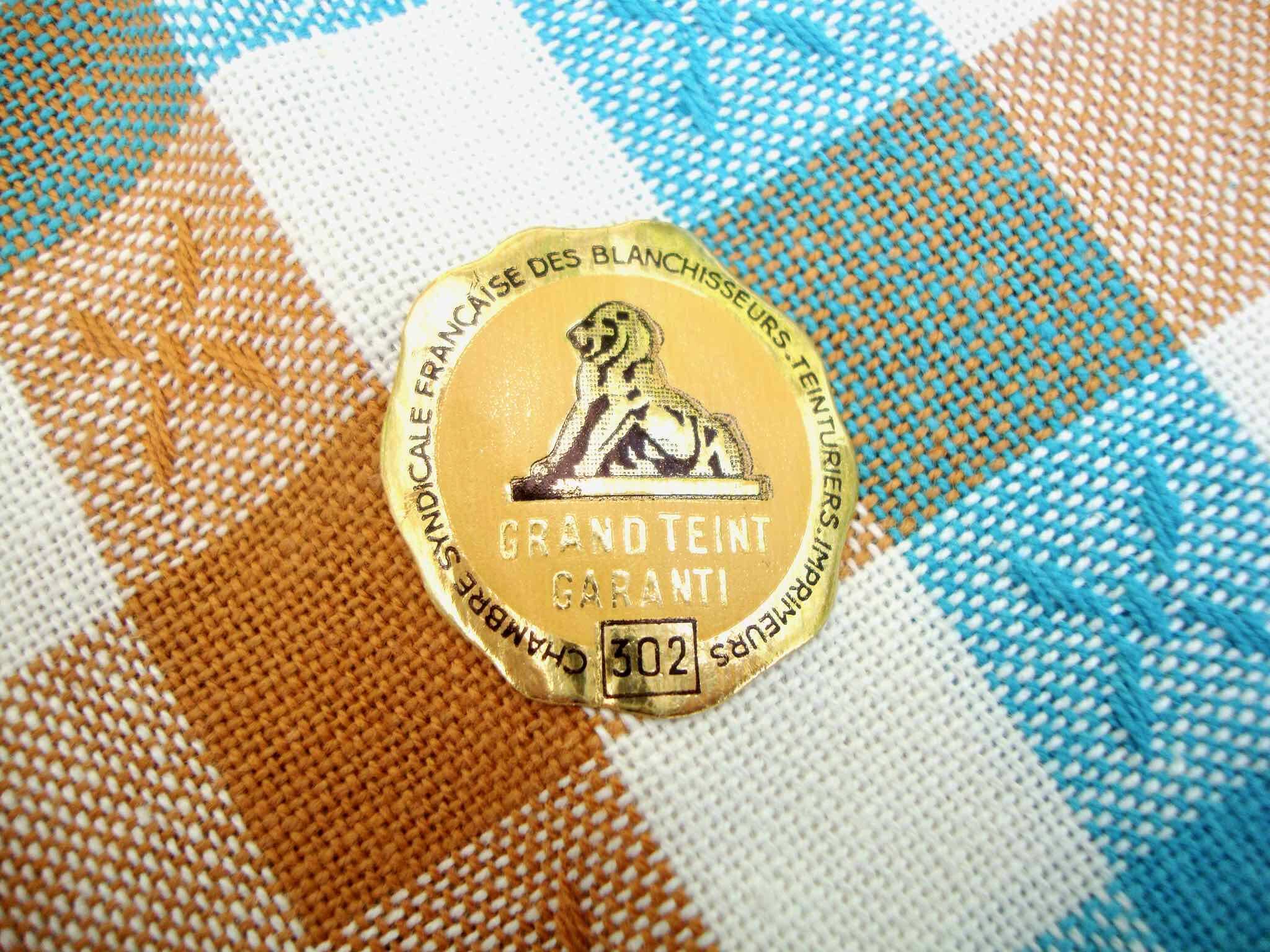 Nappe 140x143 et serviettes vintage