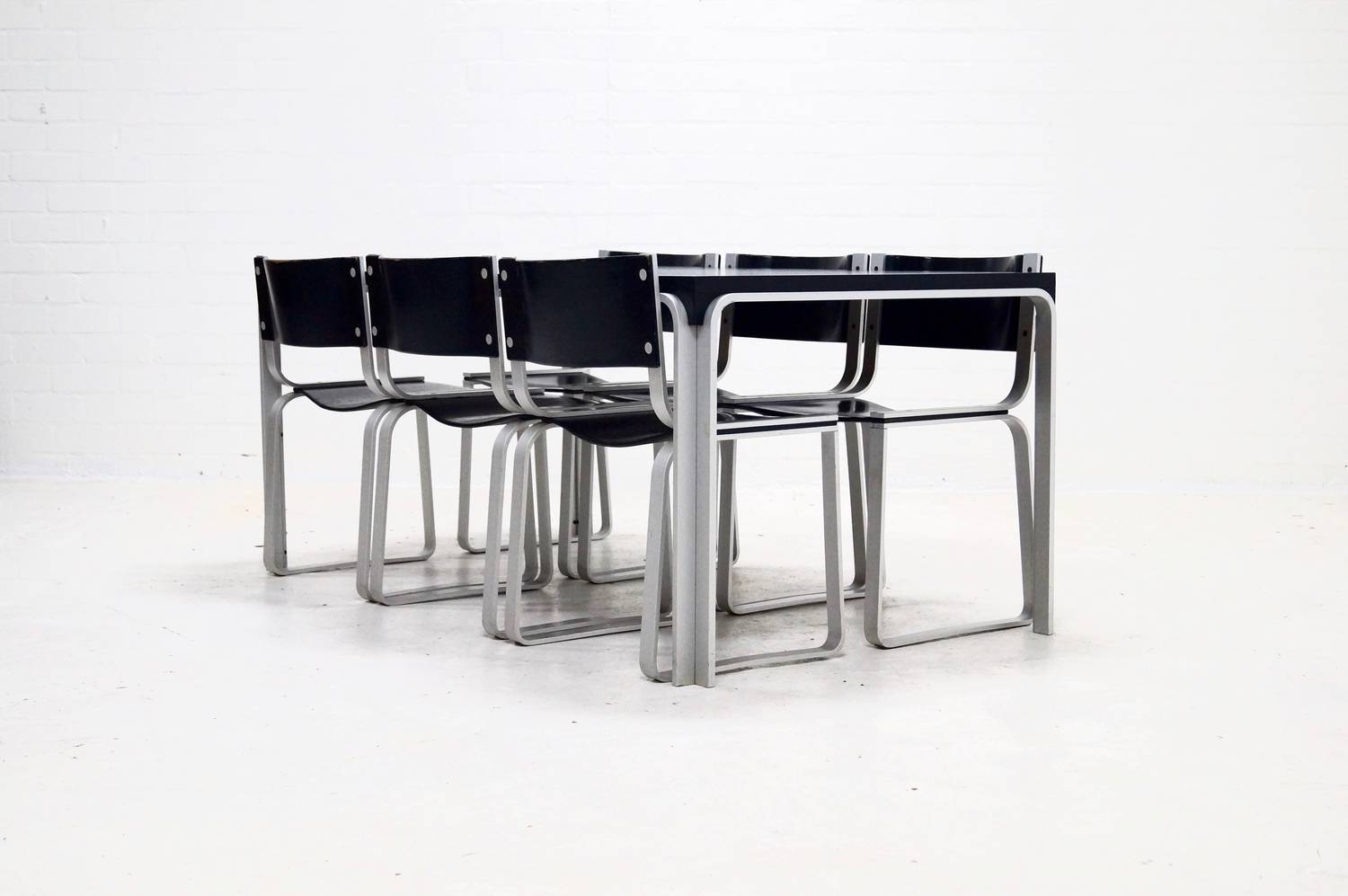 Set of dining table by Pierre Mazairac for Pastoe 1970