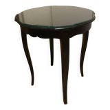 Small painted wooden pedestal table