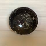 Empty black marble cup pocket
