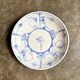 Bowl, bread plate Sarreguemines, "Copenhagen" service in blue earthenware.