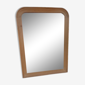 Raw oak mirror in Louis-Philippe style 119x89cm