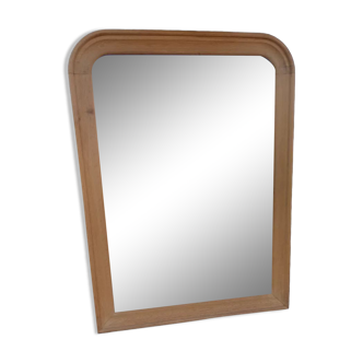 Miroir en chêne brut de style Louis-Philippe 119x89cm