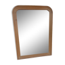 Raw oak mirror in Louis-Philippe style 119x89cm
