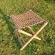 Retro bamboo stool
