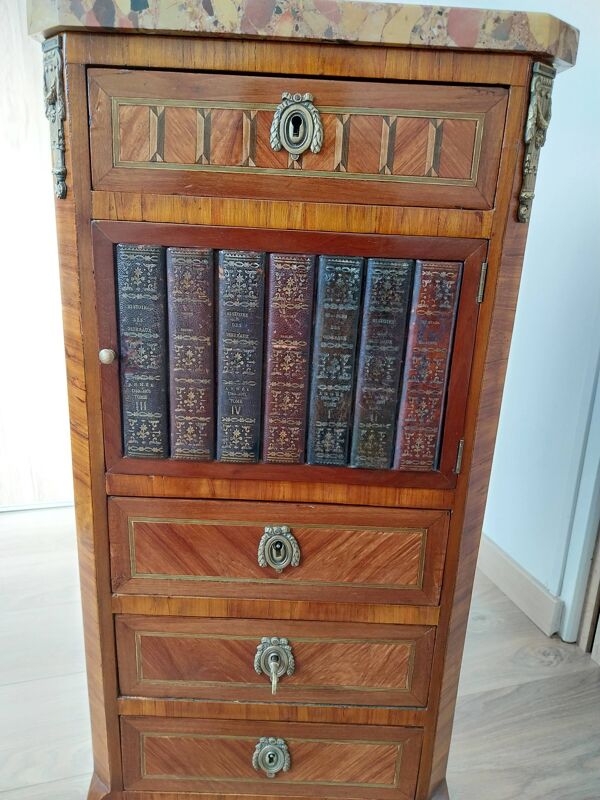 Chiffonier ancien de style transition