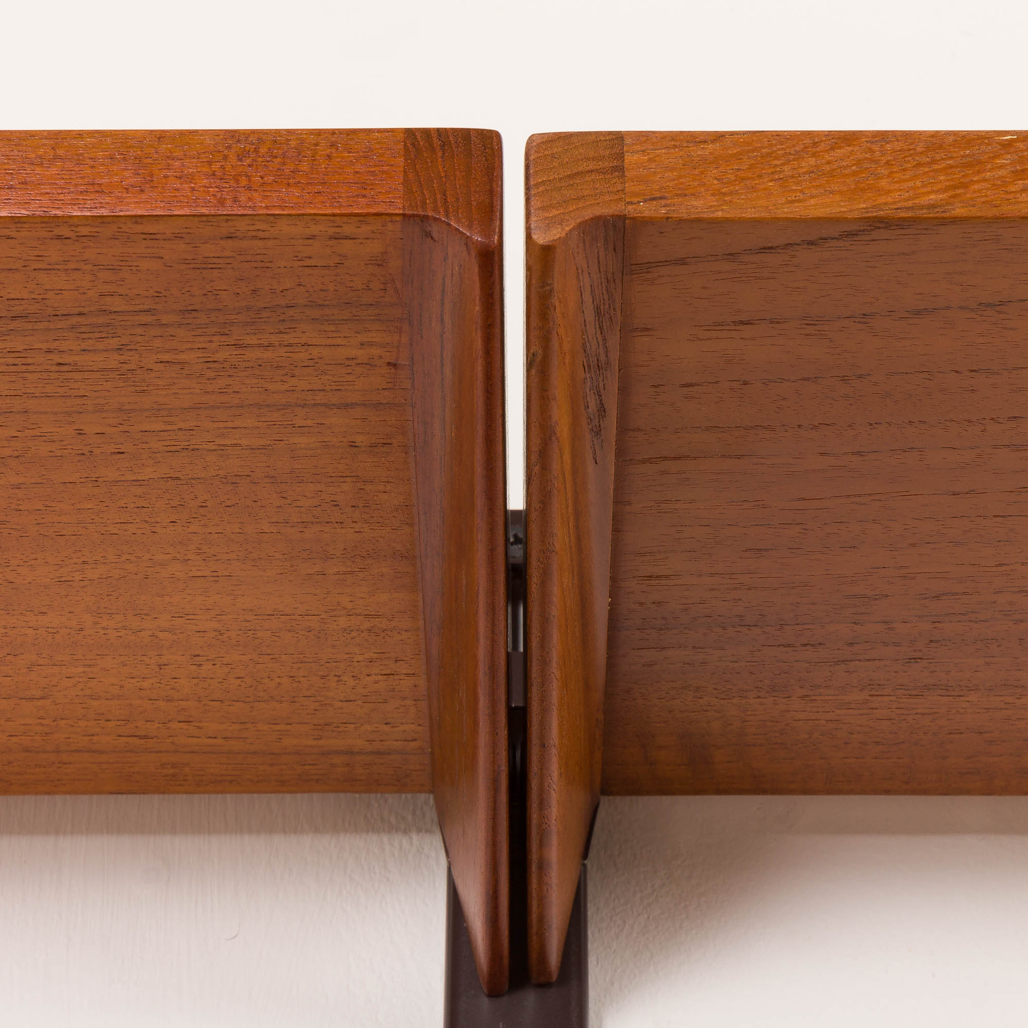 Kai Kristiansen shelving unit in teak by FM Mobler, Denmark, 1960s