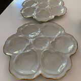 Assiettes à huitres collection