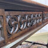 Late 19th century Gothic style oak desk