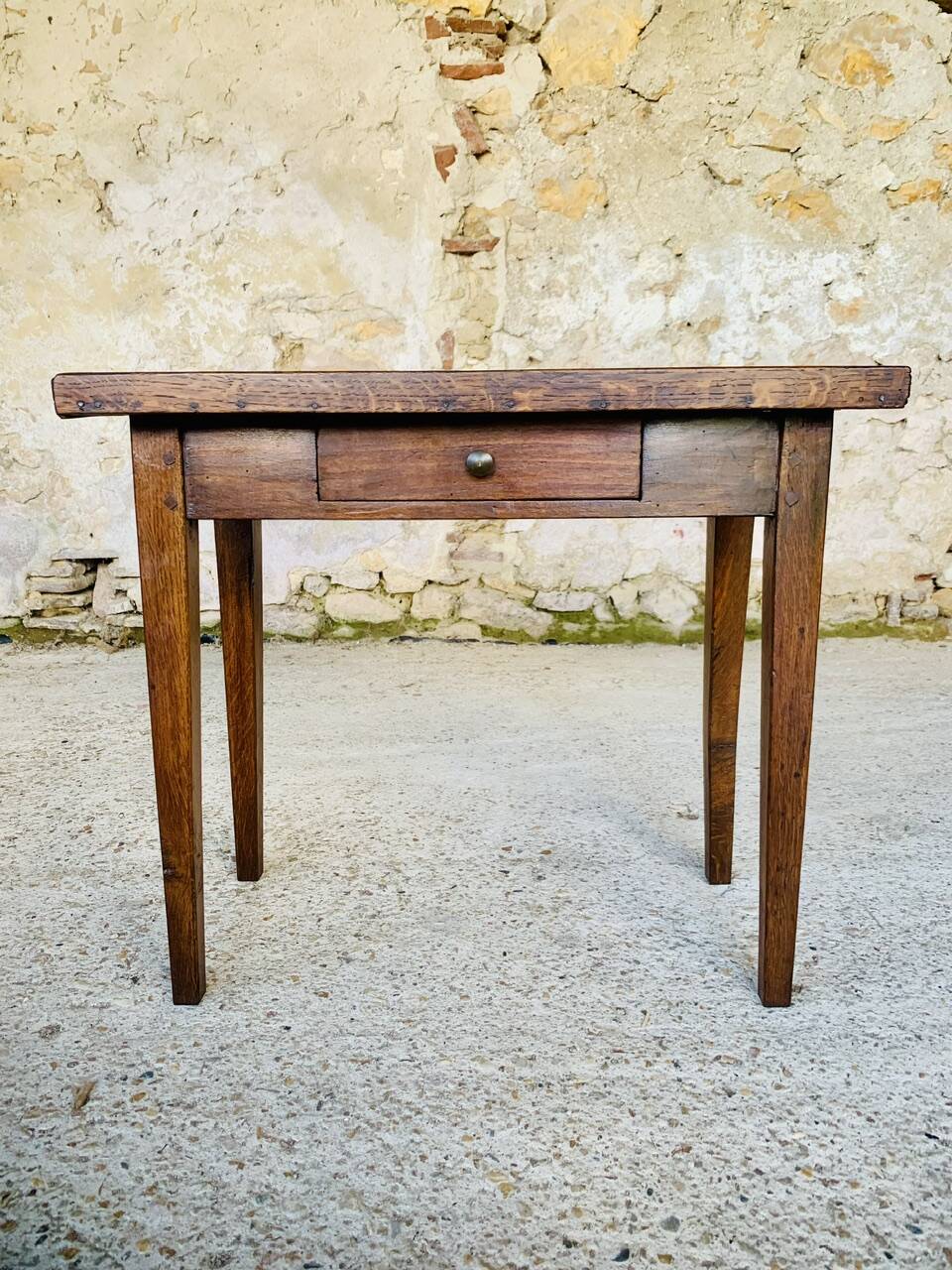 Small console / Side table in walnut 19th century