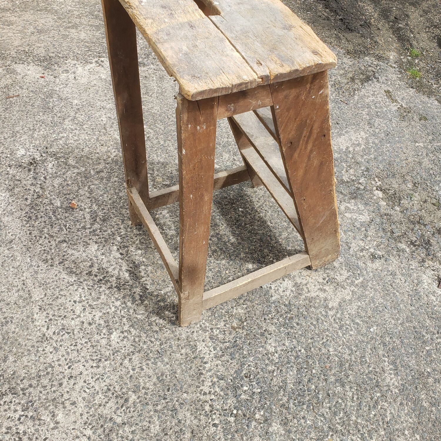 Wooden stepladder