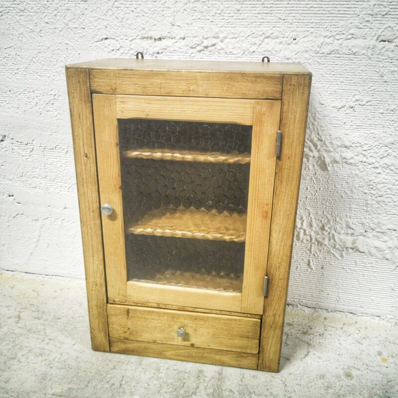 Glazed toilet cabinet