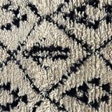 Berber hallway carpet Beni Ouarain white