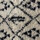 Tapis berbere couloir Beni Ouarain blanc