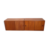 Enfilade suspendue vintage Danemark 1960