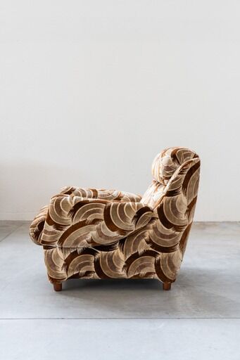 Canapé-lit 3 places avec 2 fauteuils, années 1970