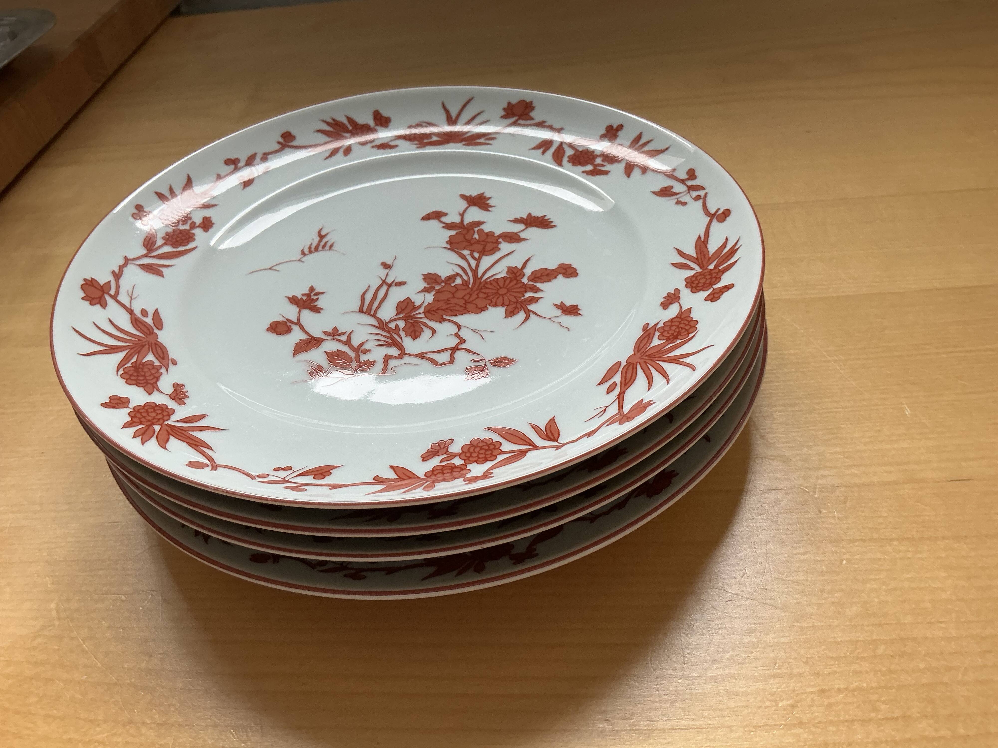 4 Assiettes Vista Alegre 20cm décor Goa