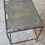Small house table with bronze rings from the 40s