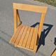 Set of 4 folding chairs by Aldo Jacober