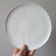 6 dessert plates Bernardaud Palm - Limoges porcelain