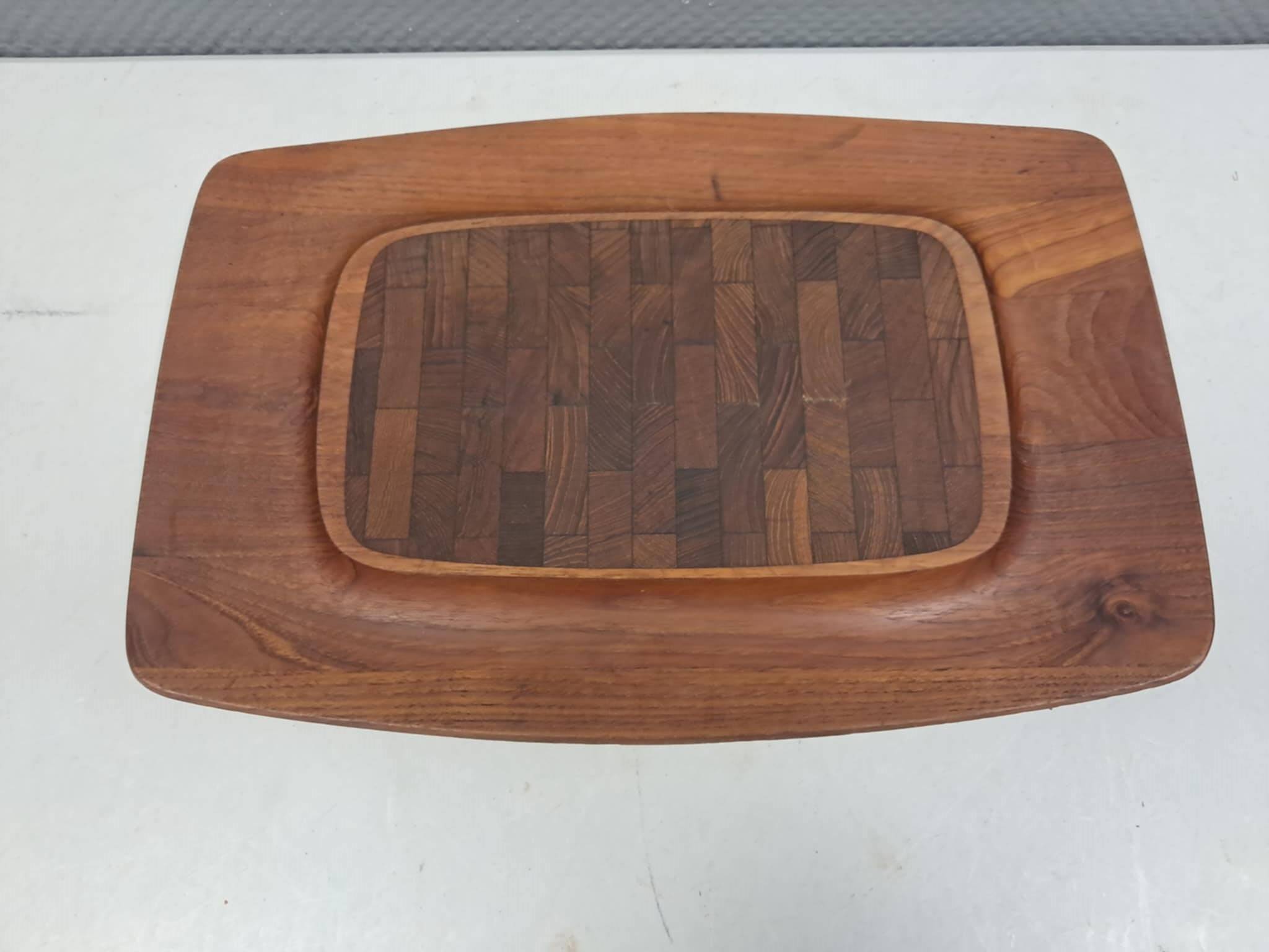 Cutting board in solid teak by Jens Harald Quistgaard (JHQ) Denmark 1960s