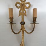 Wall apply in gilded brass