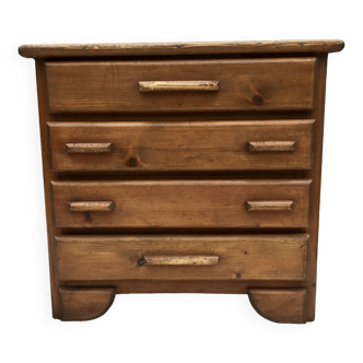 Pitch pine chest of drawers 1930