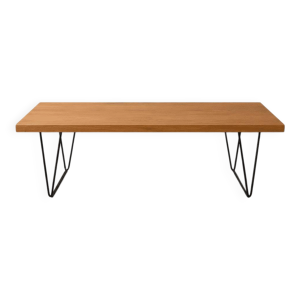 Table basse vintage Pierre Paulin ''CM 191'', Édition Thonet, 1970