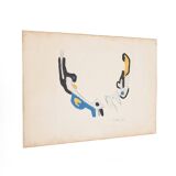 Ansgar Elde, Il Bostrico, 1980s, Monotype on Aquatint