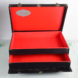 Bertault wooden trunk with drawer