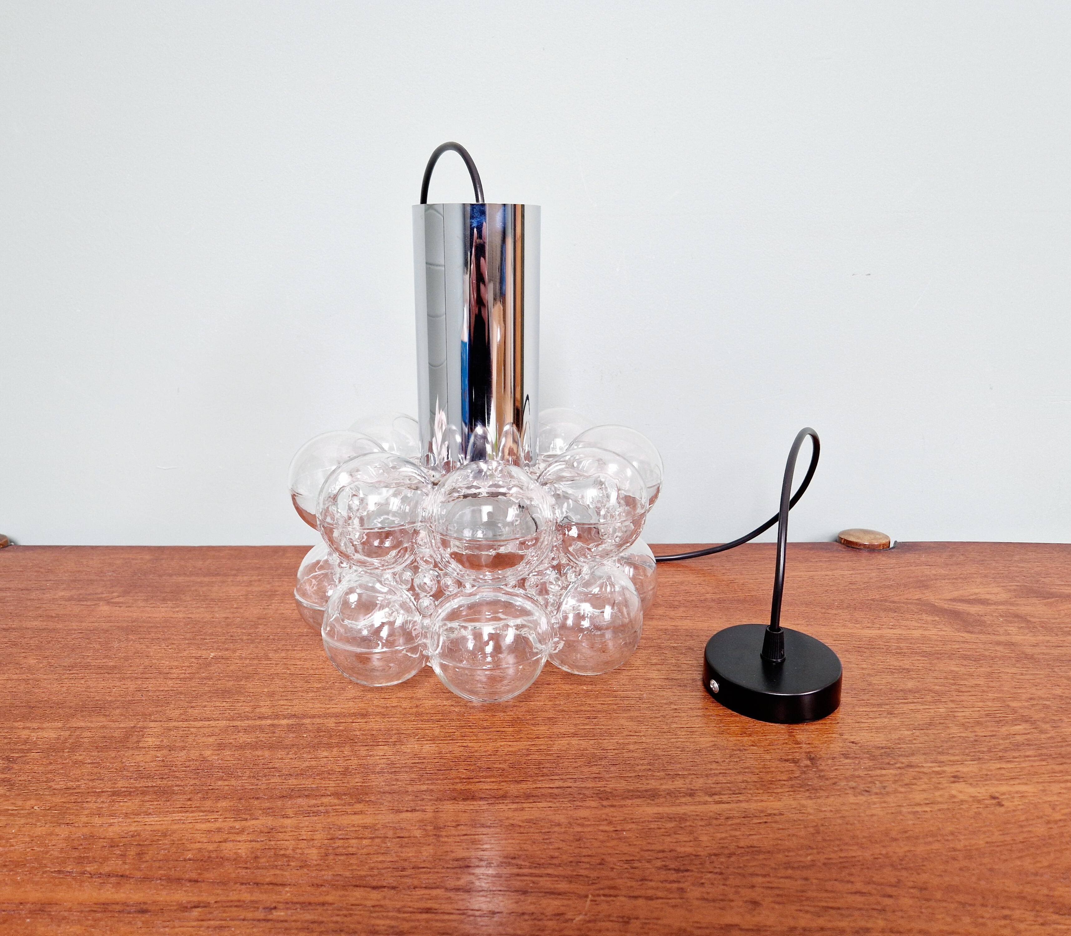 Suspension Bubble glass, design Helena Tynell, 1970
