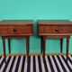 Pair of vintage Scandinavian bedside tables