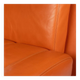 A unique armchair made of genuine leather and designed by the luxury Italian brand Moroso.