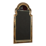English mirror chinoiserie lacquered, gilded and painted