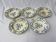5 assiettes creuses Minton Montrose 19eme