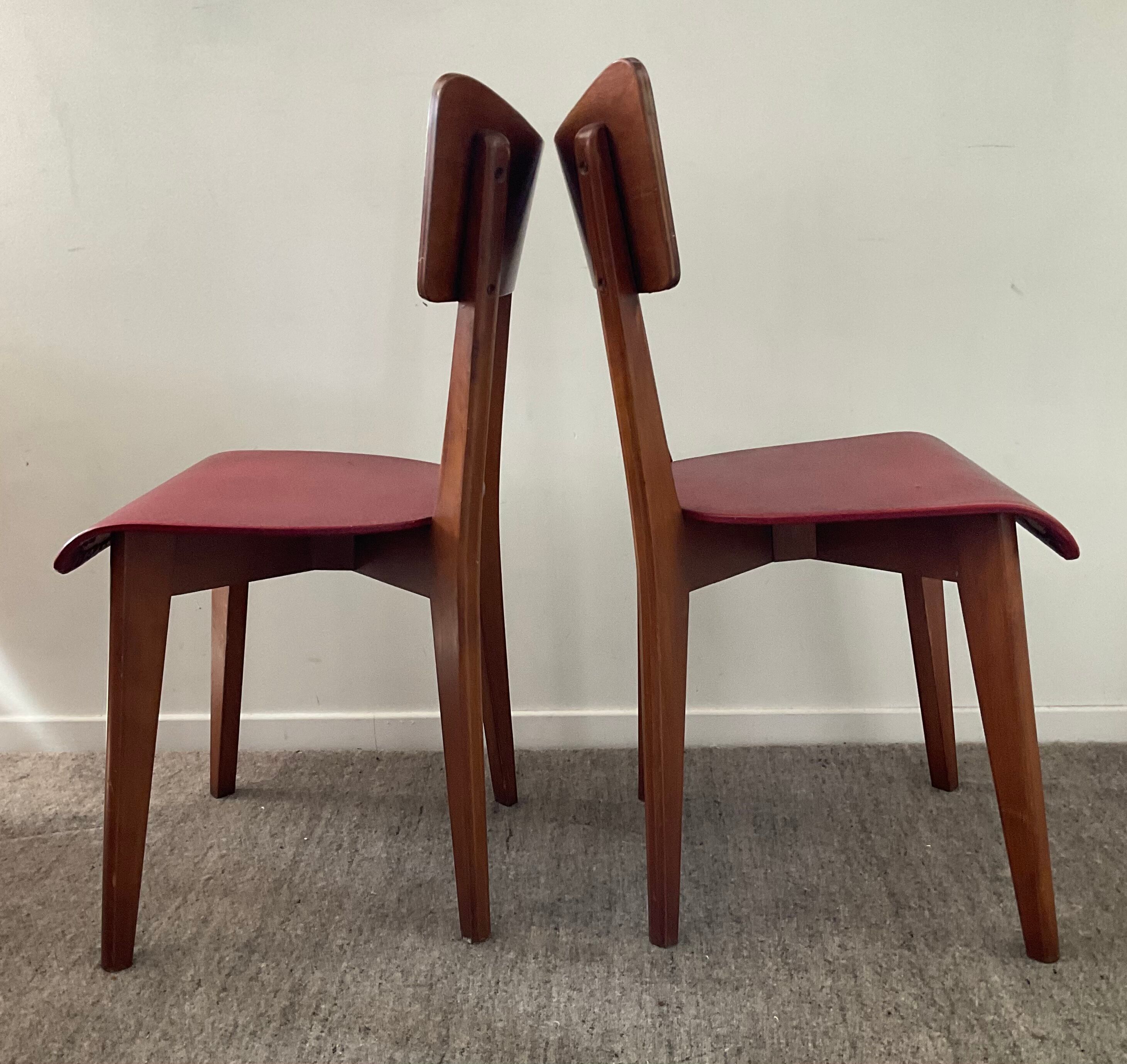 Pair of Scandinavian chairs from the 50s and 60s