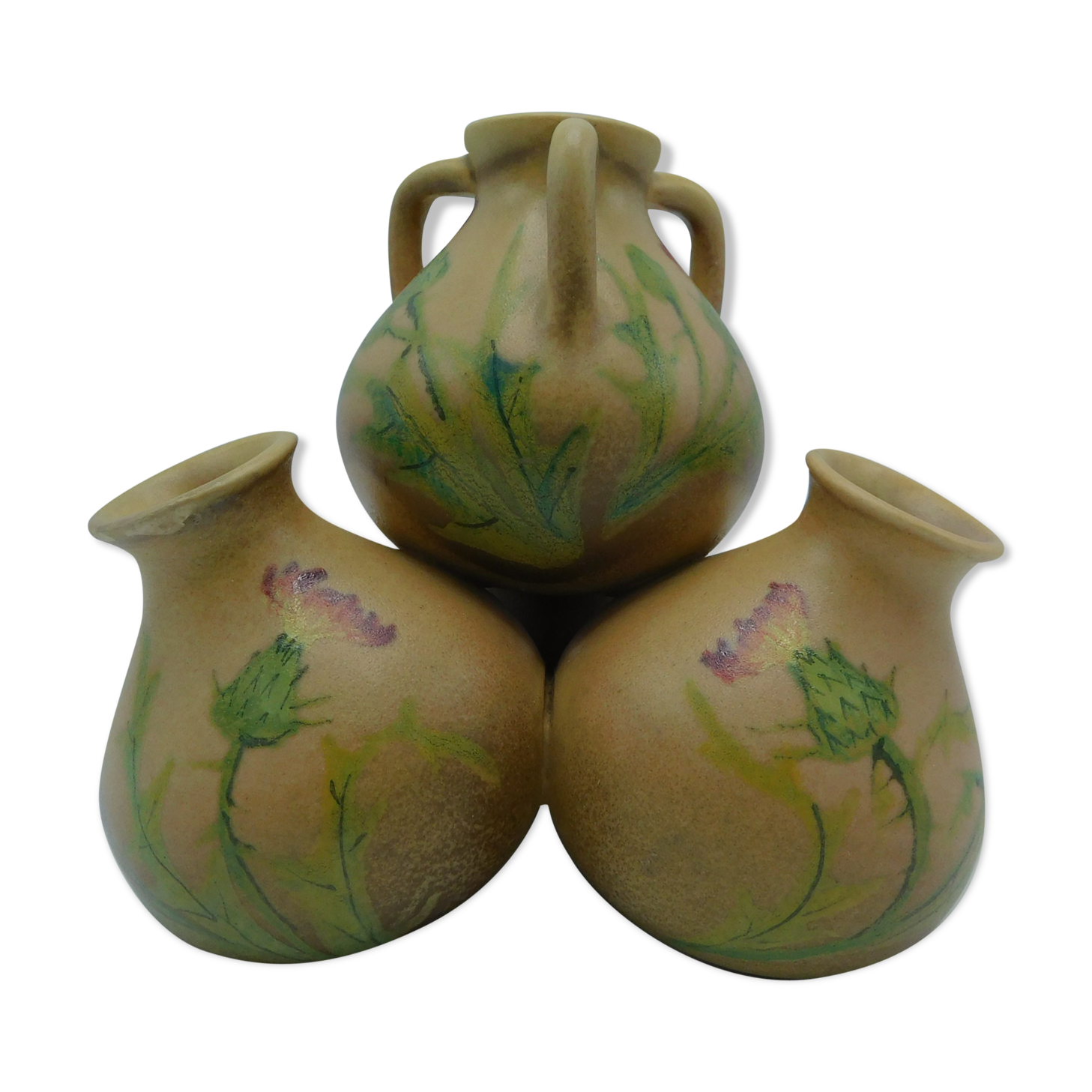 Thistle Vase - Massier - Vallauris