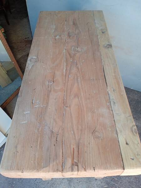 Workbench 120cm old solid wood