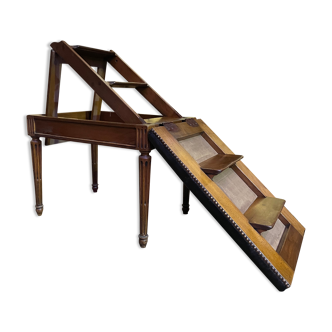 Bookstep ladder and Louis XVI bench