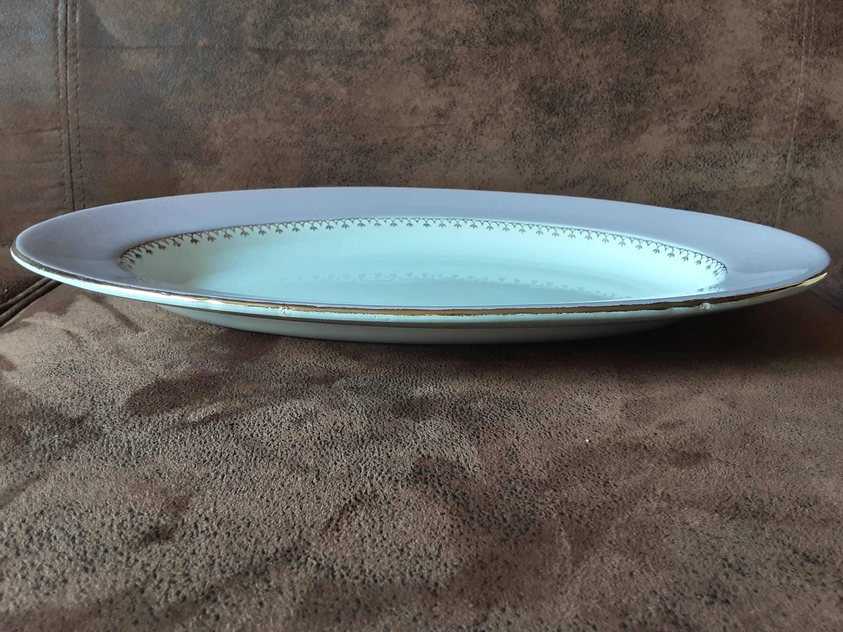Vintage oval porcelain platter