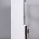 Bauhaus White Chrome-Plated Steel & Lacquered Wood Cabinet attributed to Vichr, 1930s