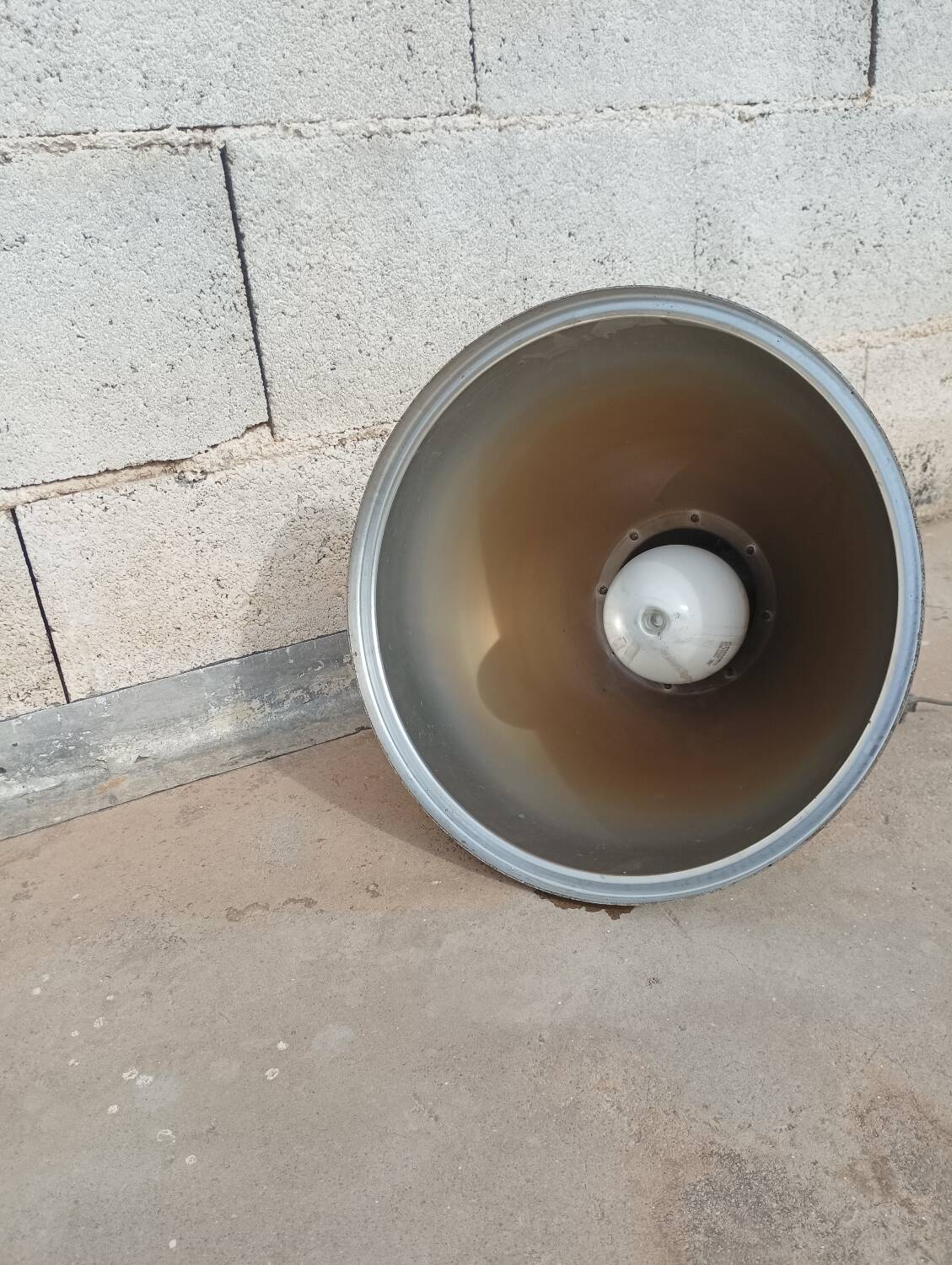 Lampe industrielle XL en aluminium