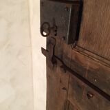 A large old-fashioned entrance gate beautiful farmhouse - vintage chalet decoration 19th century