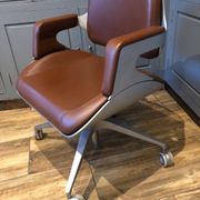 Vintage designer office chair Hadi Teherani Silver 101 S for Intersthul Germany