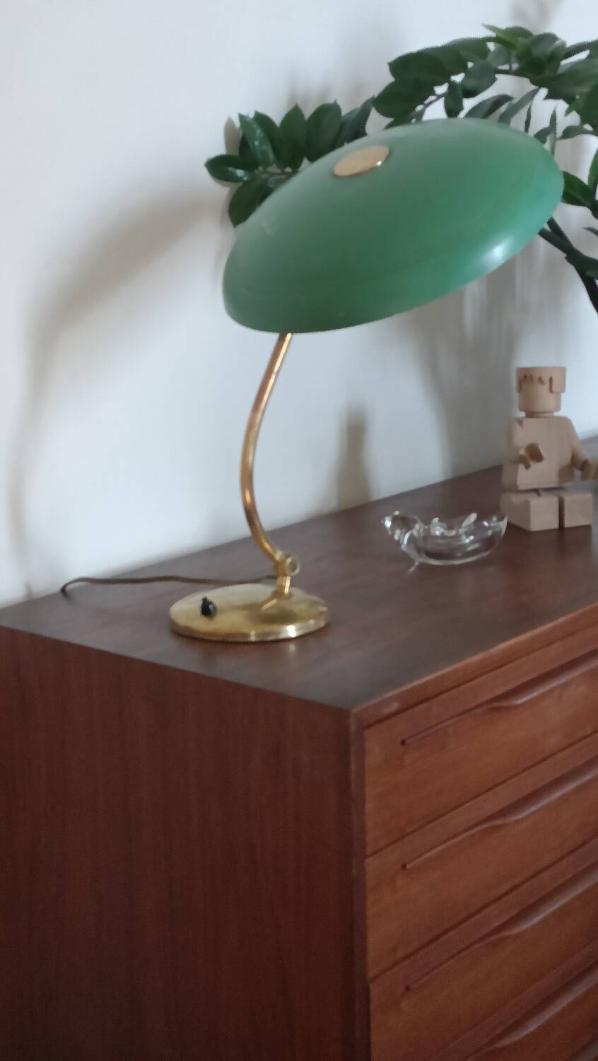 Large 1950 Stilnovo style lamp
