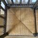 Pair of turned wood corner chairs, fireside chairs